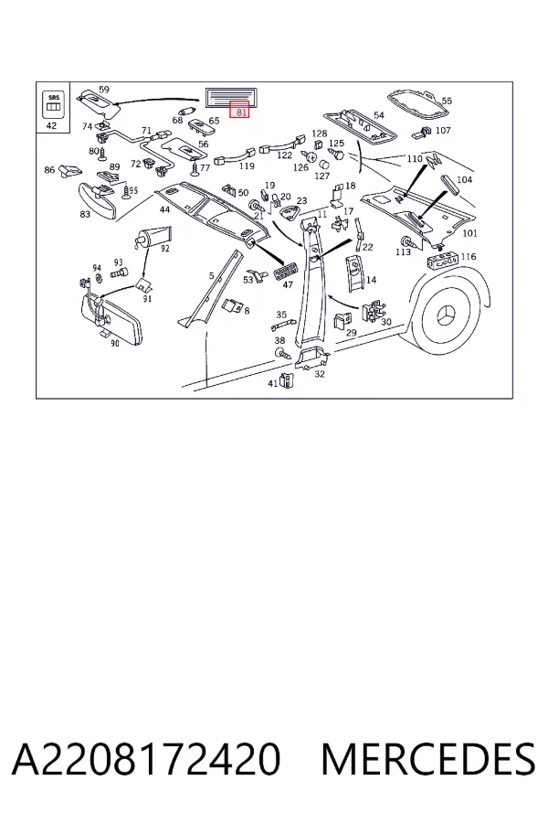  A2208172420 Mercedes