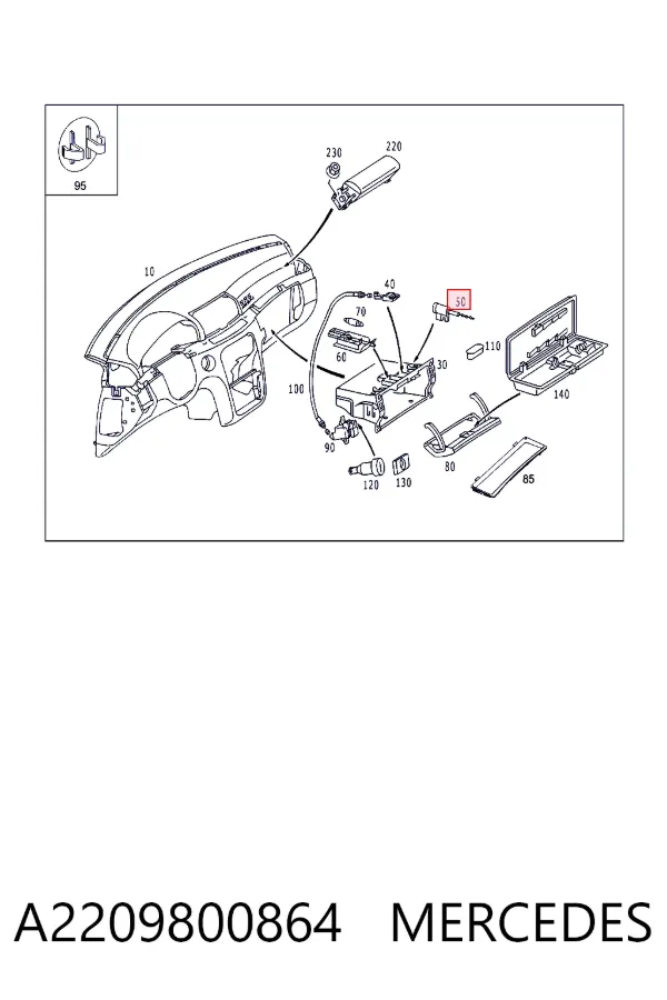  A2209800864 Mercedes