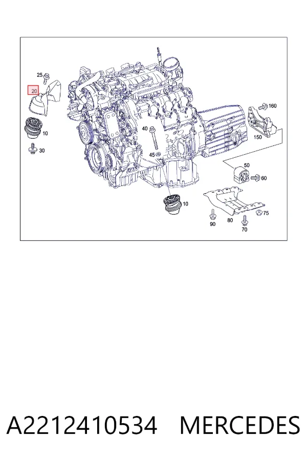  A2212410534 Mercedes