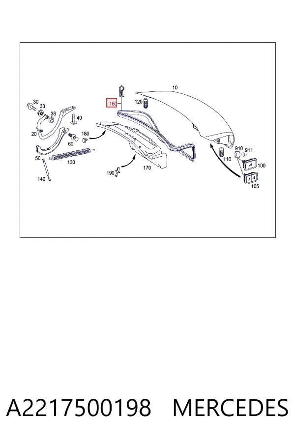  A2217500198 Mercedes