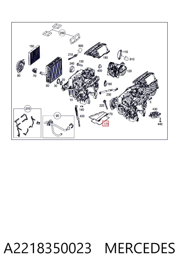  A2218350023 Mercedes