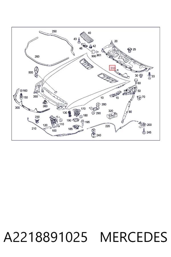  A2218891025 Mercedes
