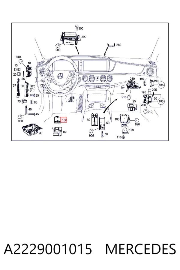  A2229001015 Mercedes