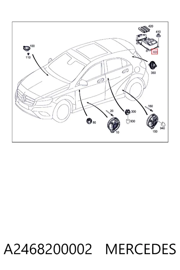  A2468200002 Mercedes