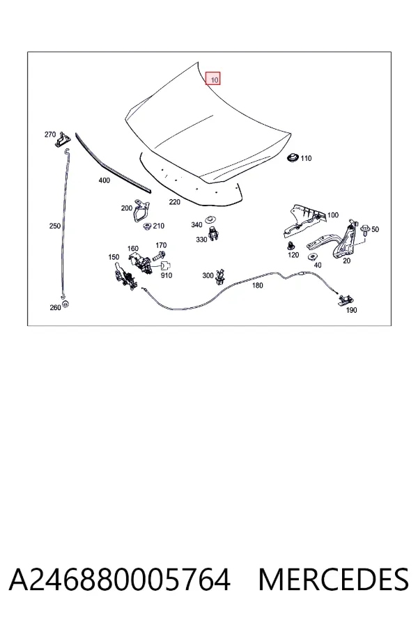 Capota A246880005764 Mercedes