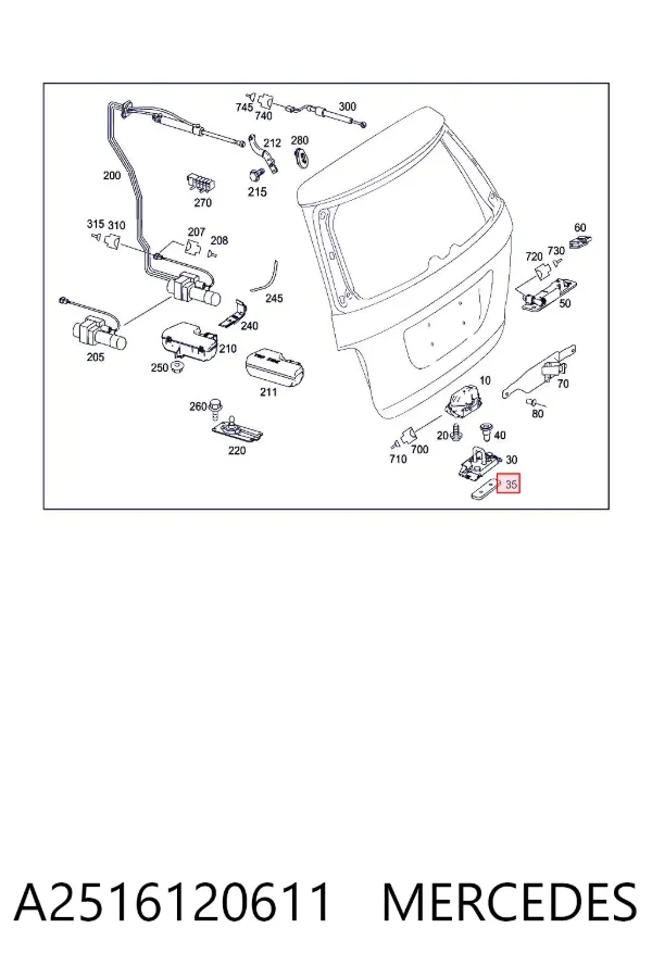  A2516120611 Mercedes