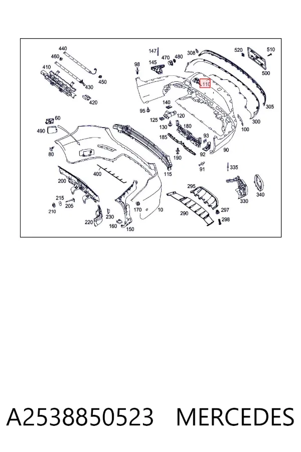  A2538850523 Mercedes