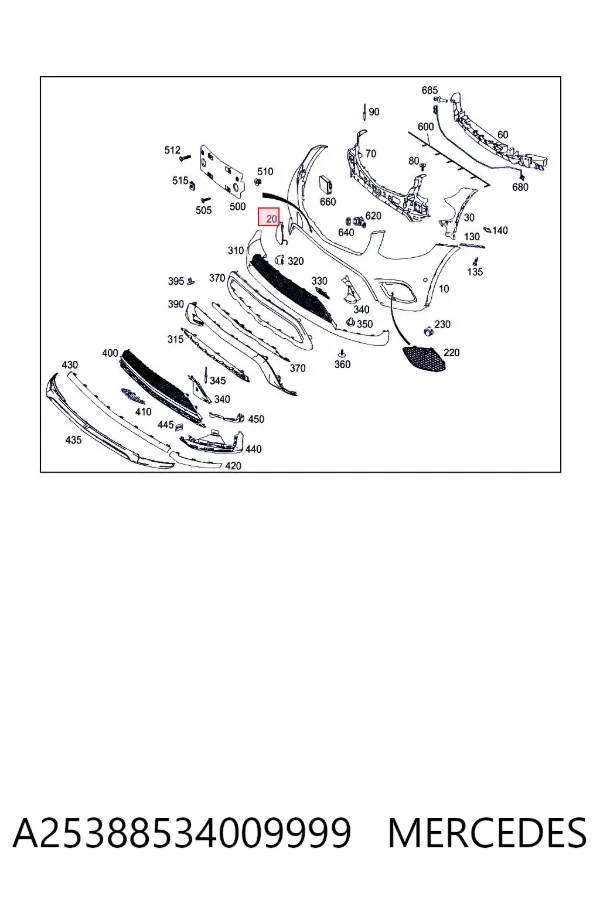  A25388534009999 Mercedes