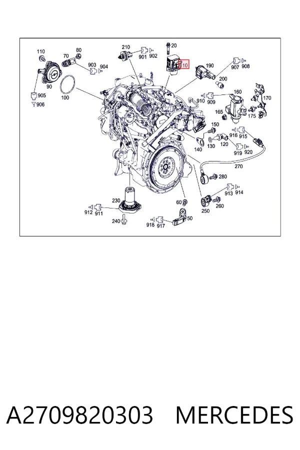  A2709820303 Mercedes