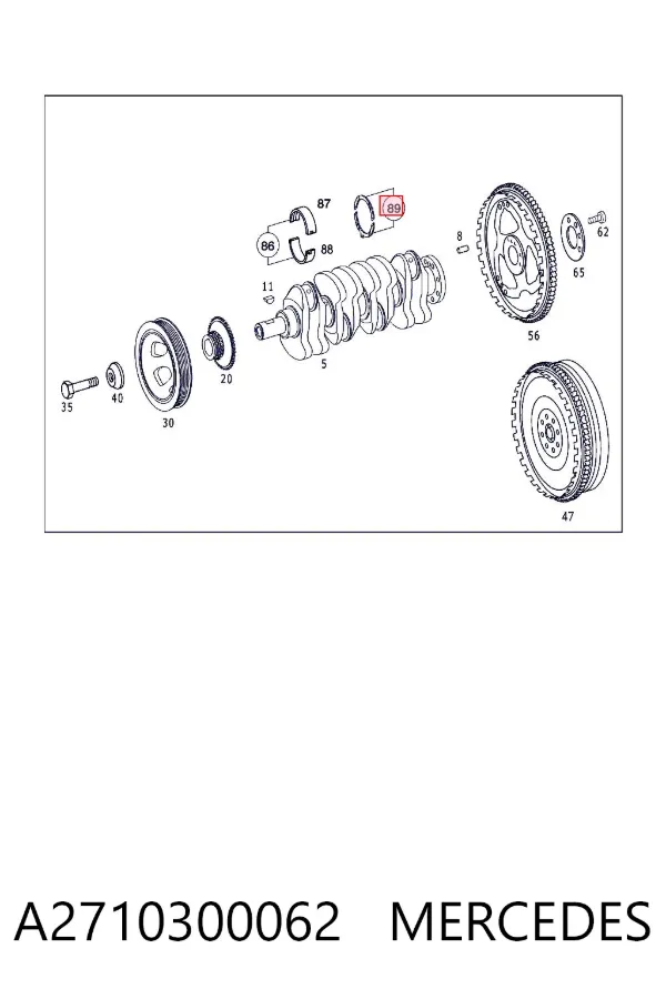  A2710300062 Mercedes