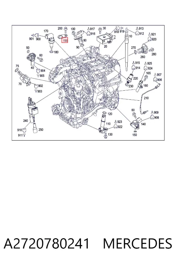  A2720780241 Mercedes