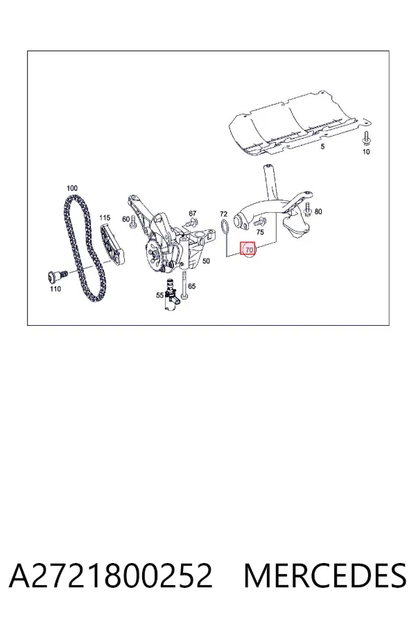  A2721800252 Mercedes