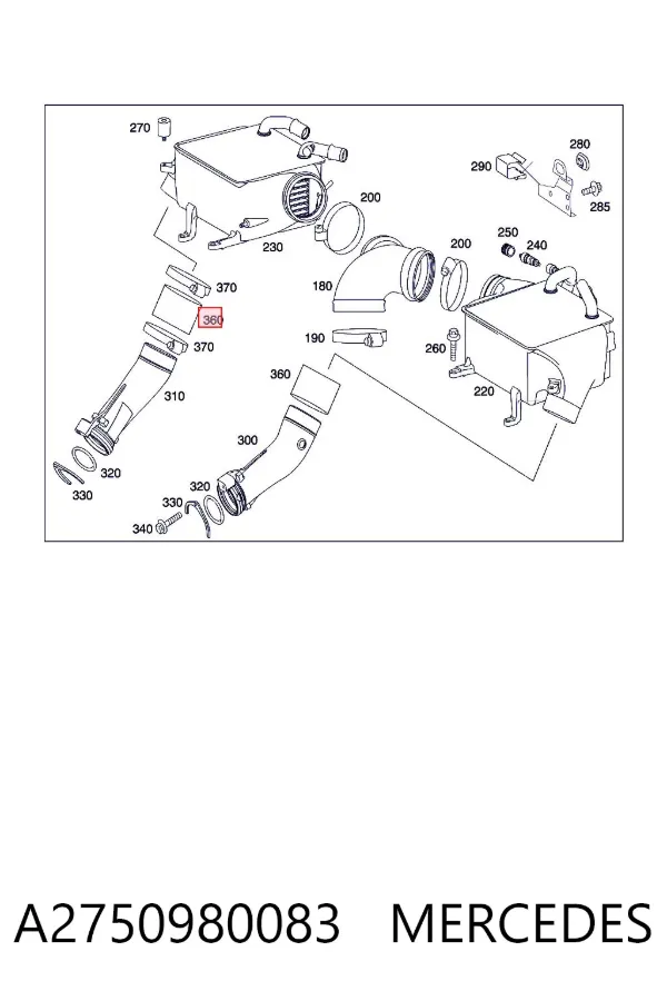  A2750980083 Mercedes