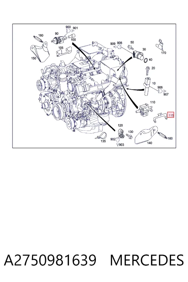  A2750981639 Mercedes