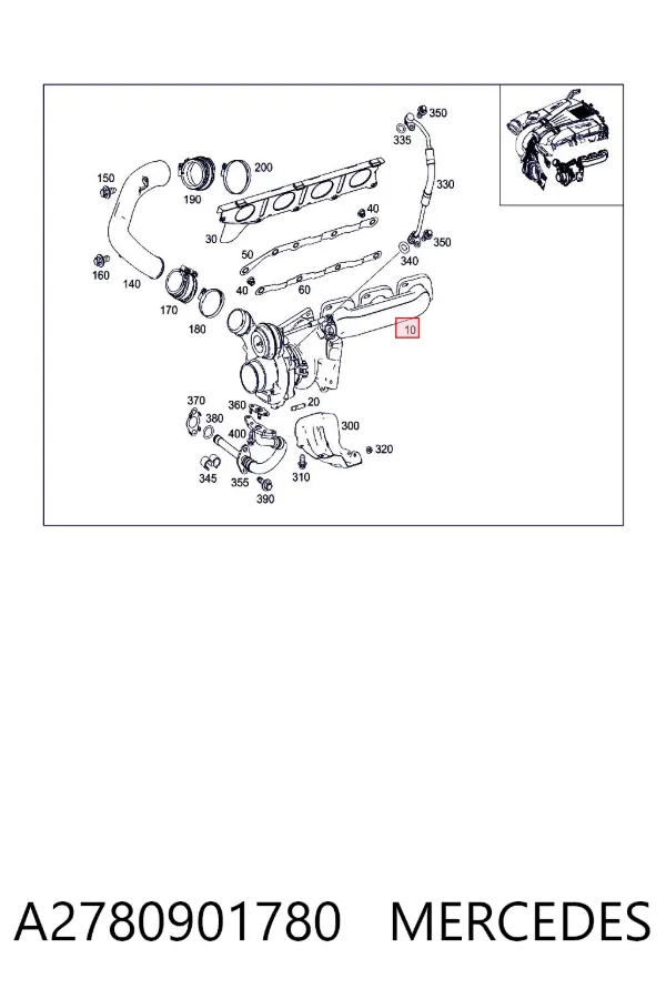 Turbina Mercedes GL X166