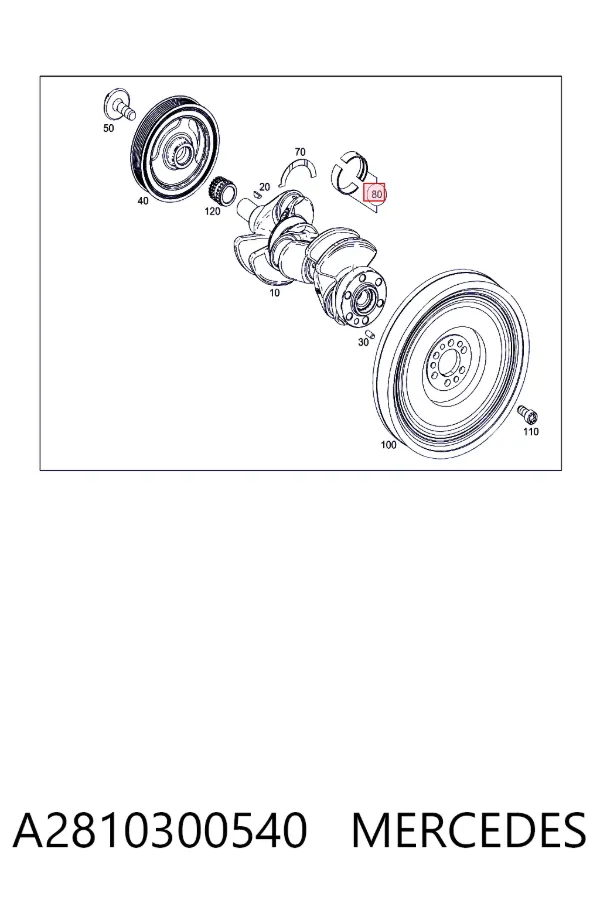  A2810300540 Mercedes