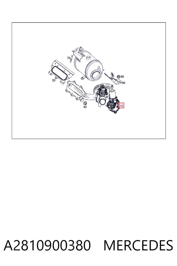 Turbina A2810900380 Mercedes