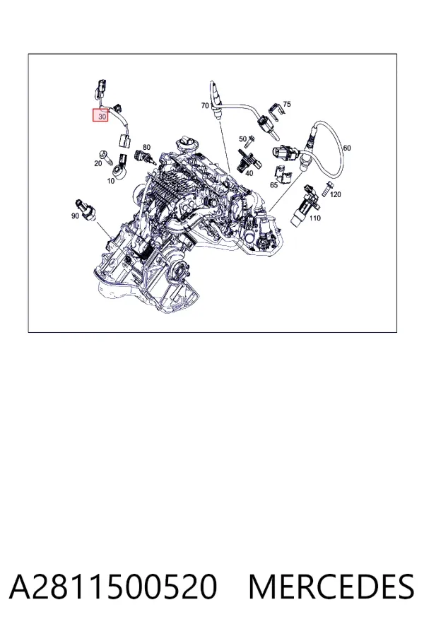  A2811500520 Mercedes