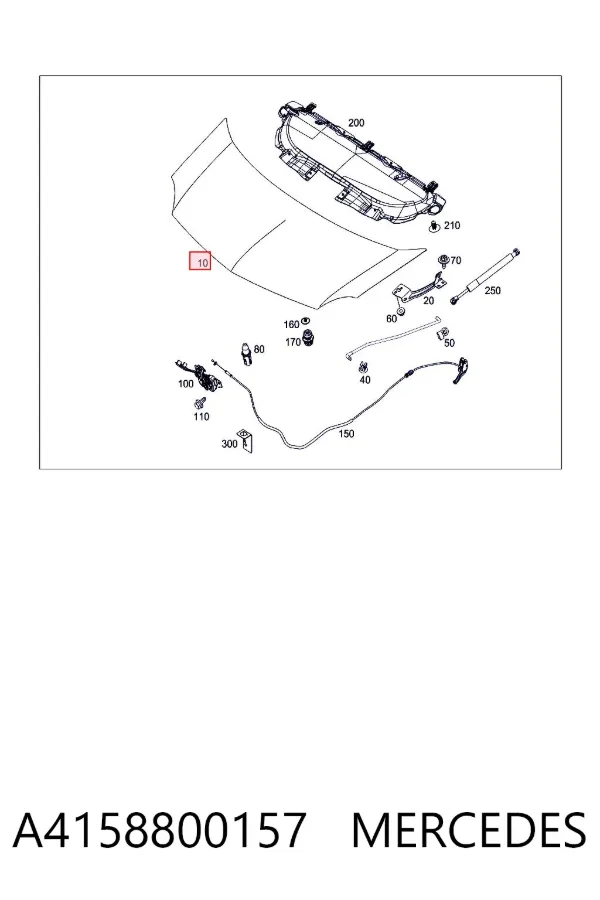 Capota A4158800157 Mercedes