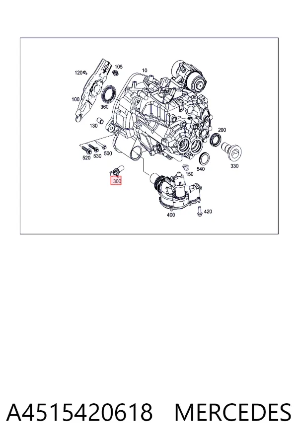 Sensor de velocidade A4515420618 Mercedes
