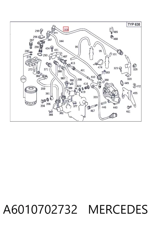  A6010702732 Mercedes