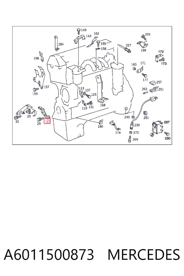  A6011500873 Mercedes