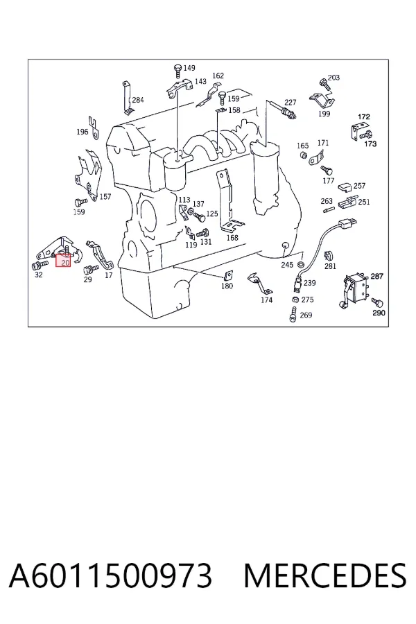  A6011500973 Mercedes