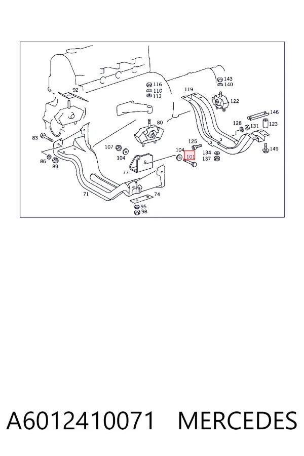  A6012410071 Mercedes