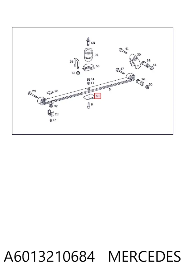  A6013210684 Mercedes