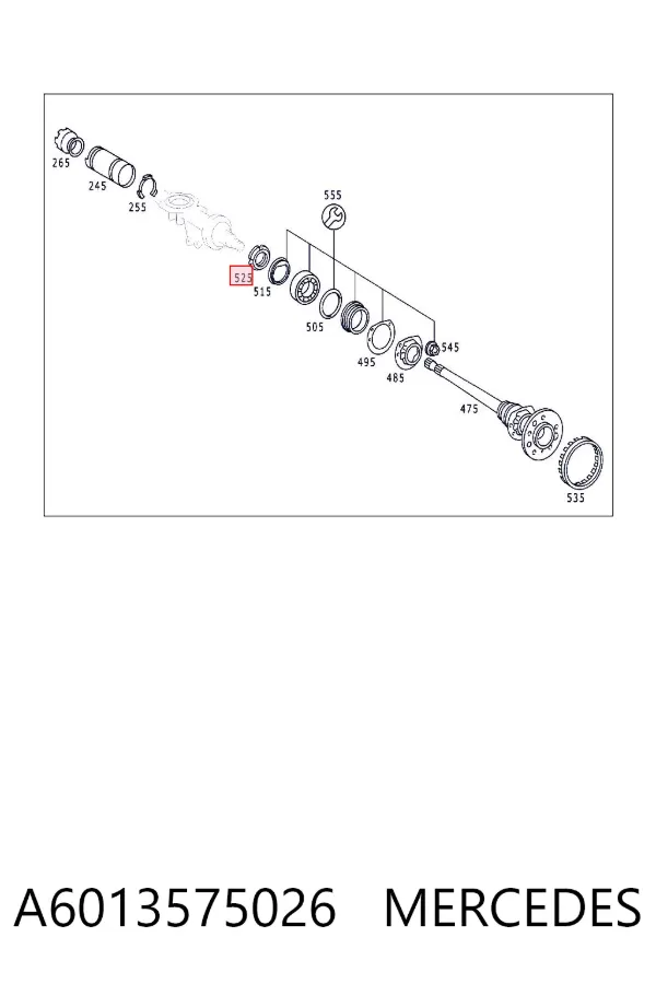  A6013575026 Mercedes