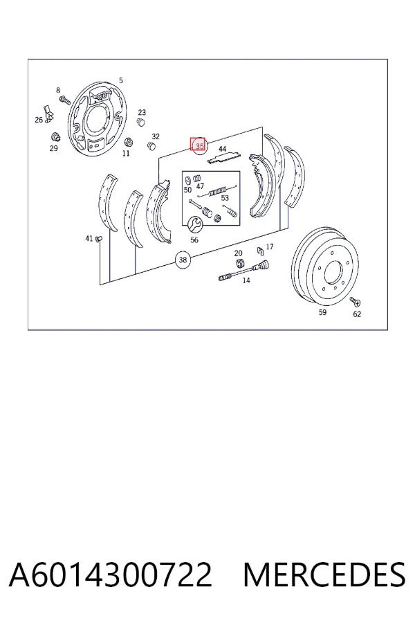  A6014300722 Mercedes