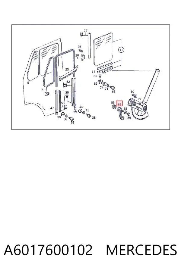  A6017600102 Mercedes