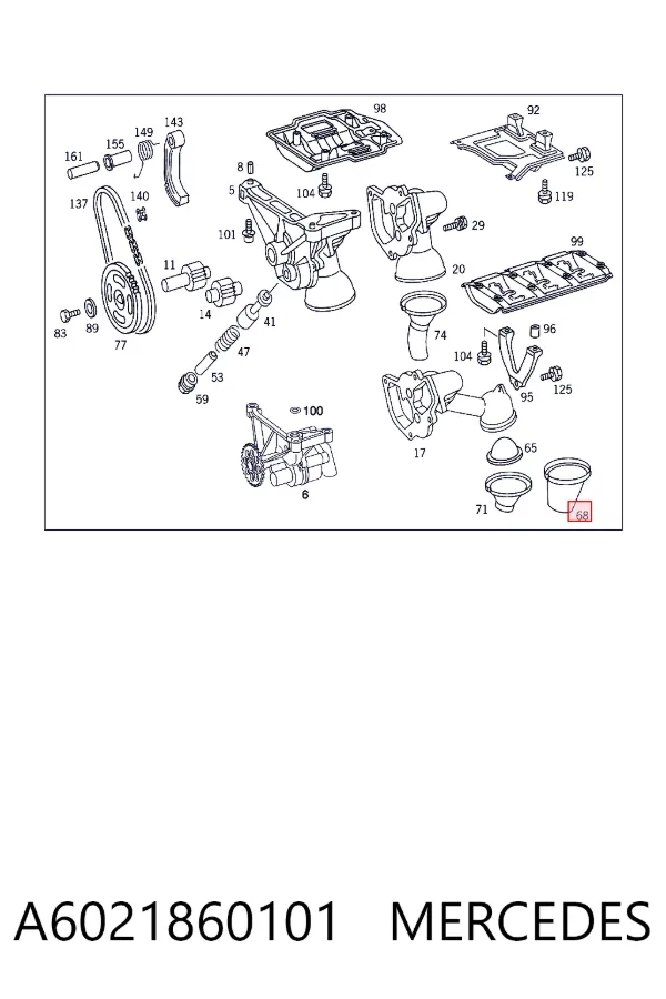  A6021860101 Mercedes