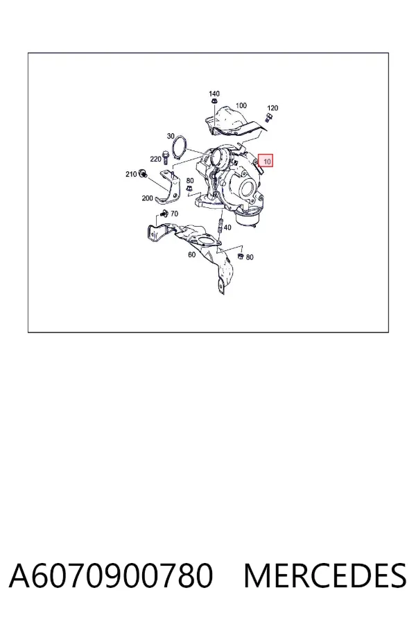 Turbina A6070900780 Mercedes