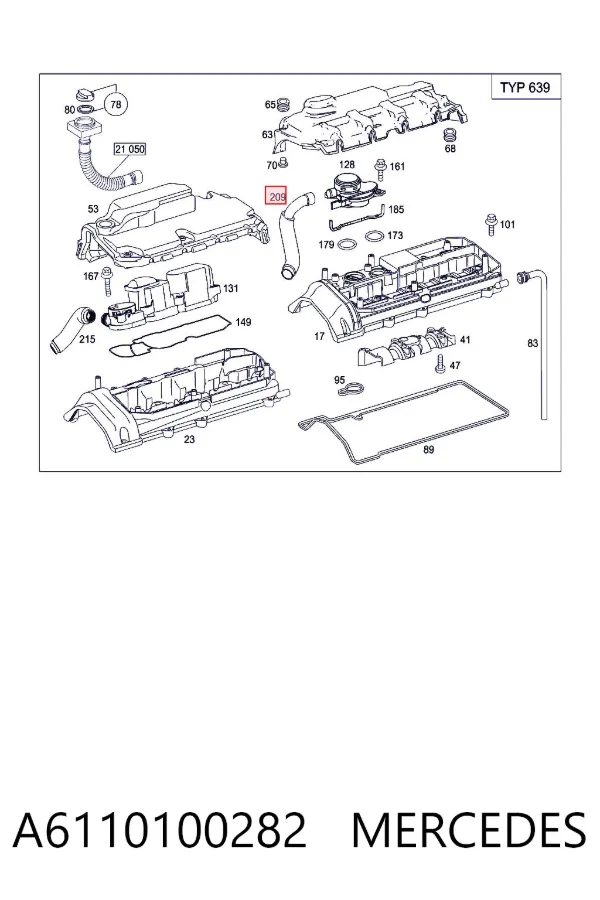 A6110100282 Mercedes