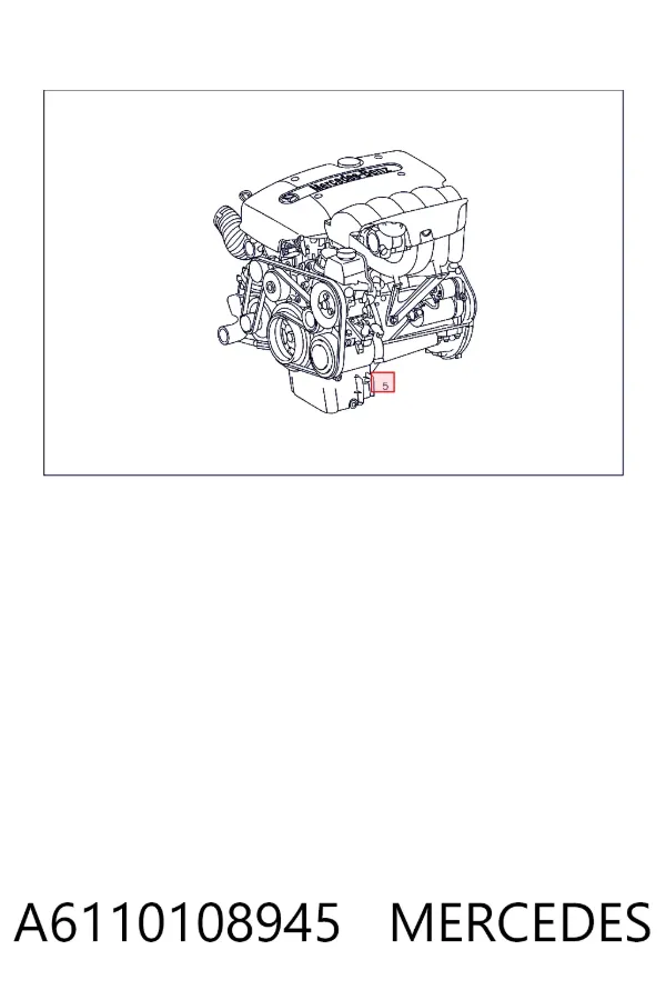 Motor montado A6110108945 Mercedes
