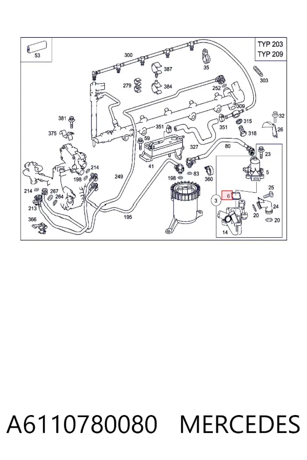  A6110780080 Mercedes