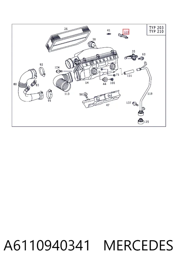  A6110940341 Mercedes