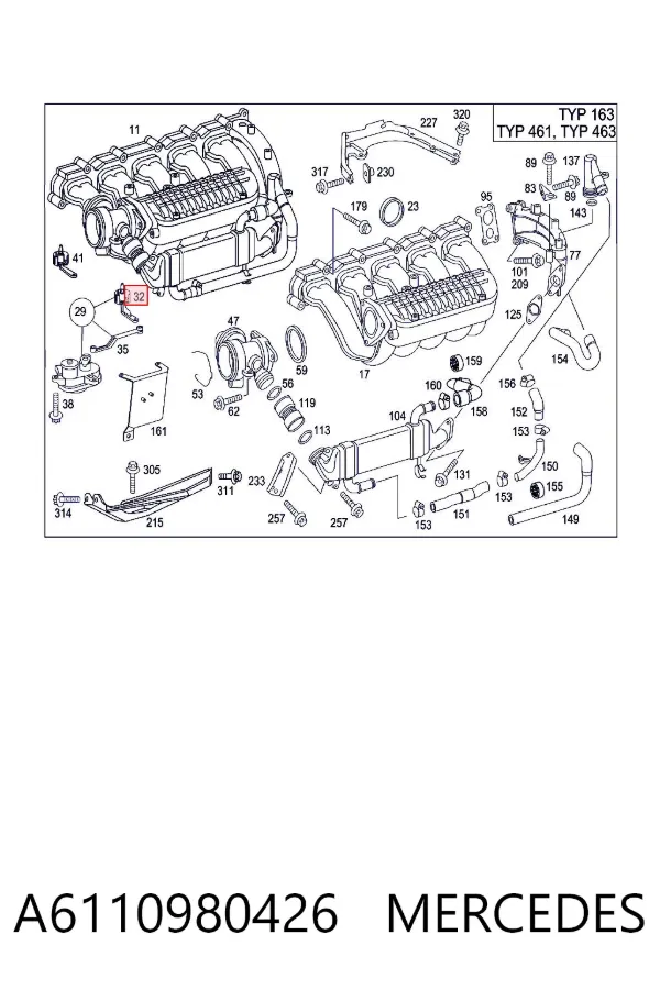  A6110980426 Mercedes