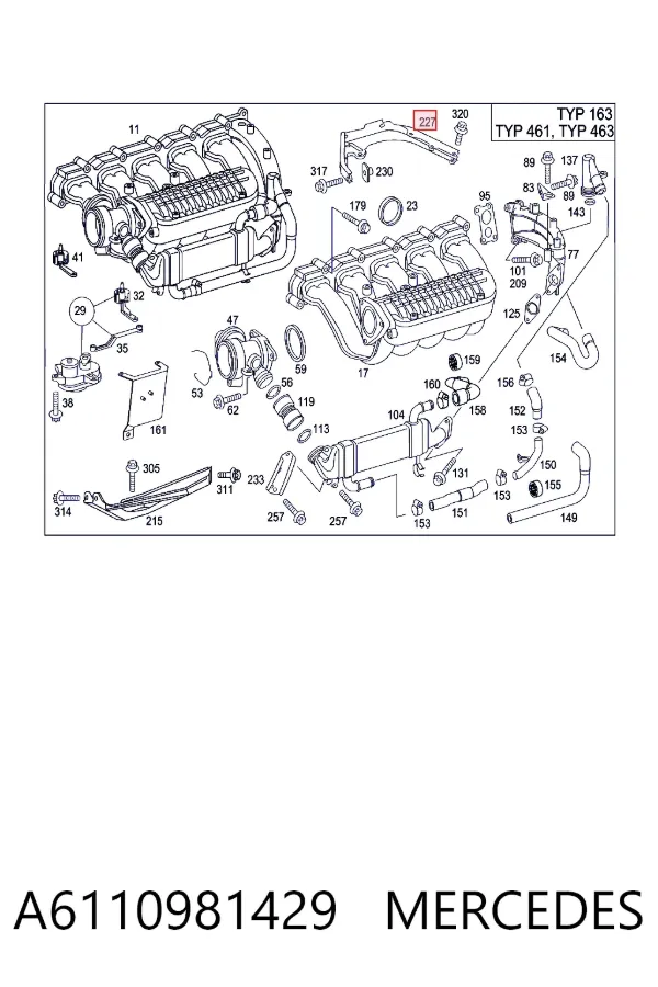  A6110981429 Mercedes