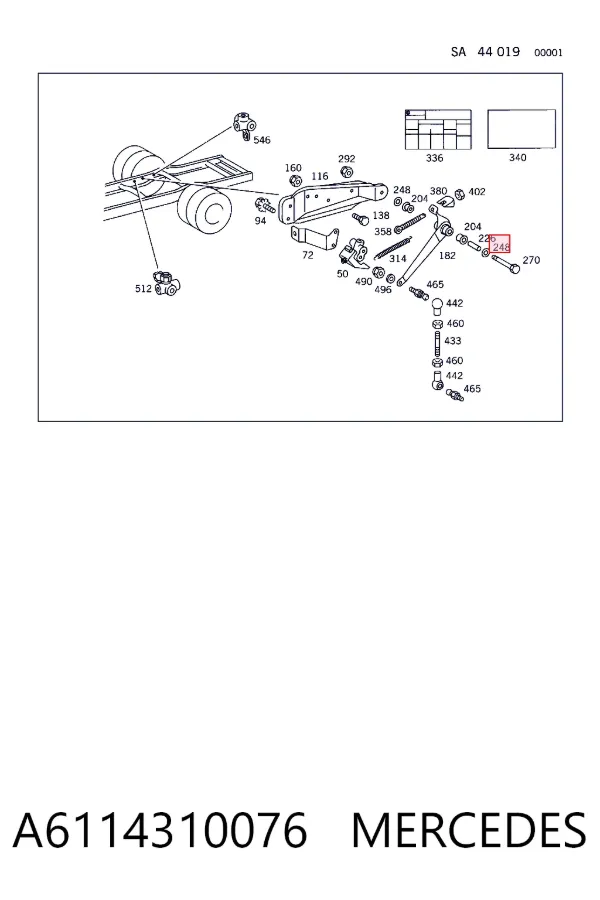 A6114310076 Mercedes