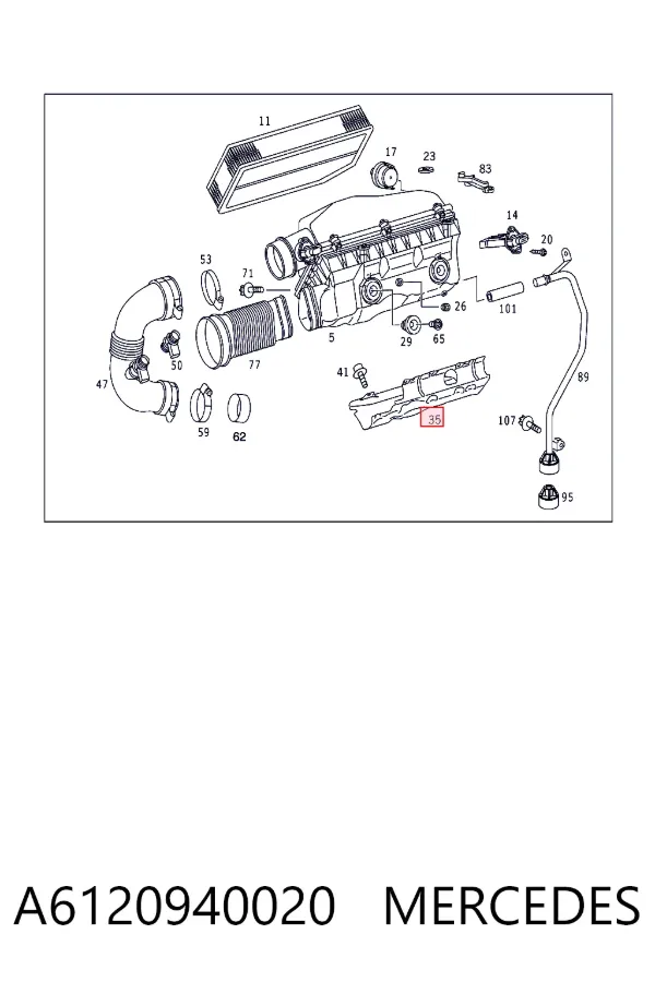  A6120940020 Mercedes