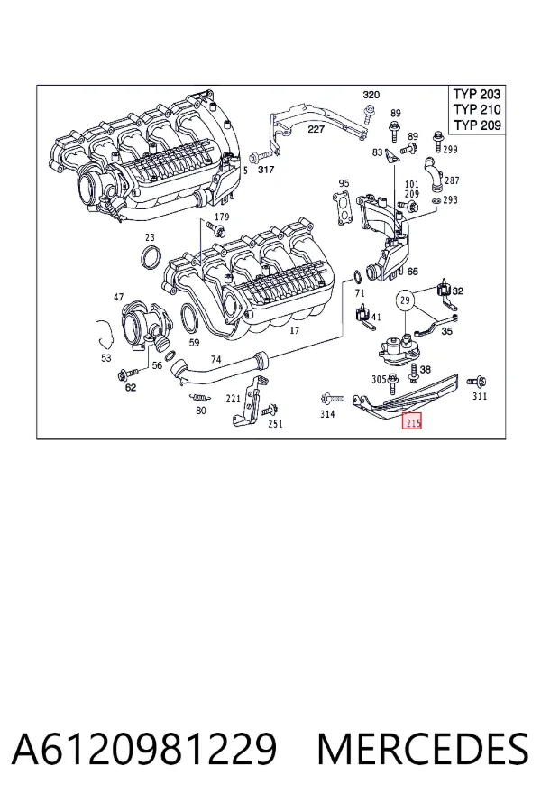  A6120981229 Mercedes