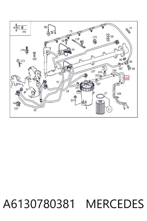  A6130780381 Mercedes