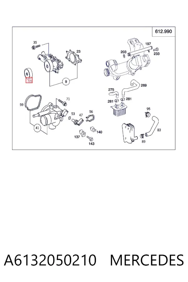  A6132050210 Mercedes