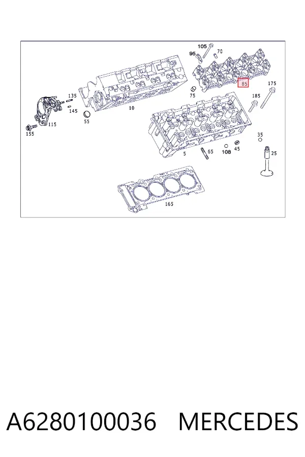  A6280100036 Mercedes