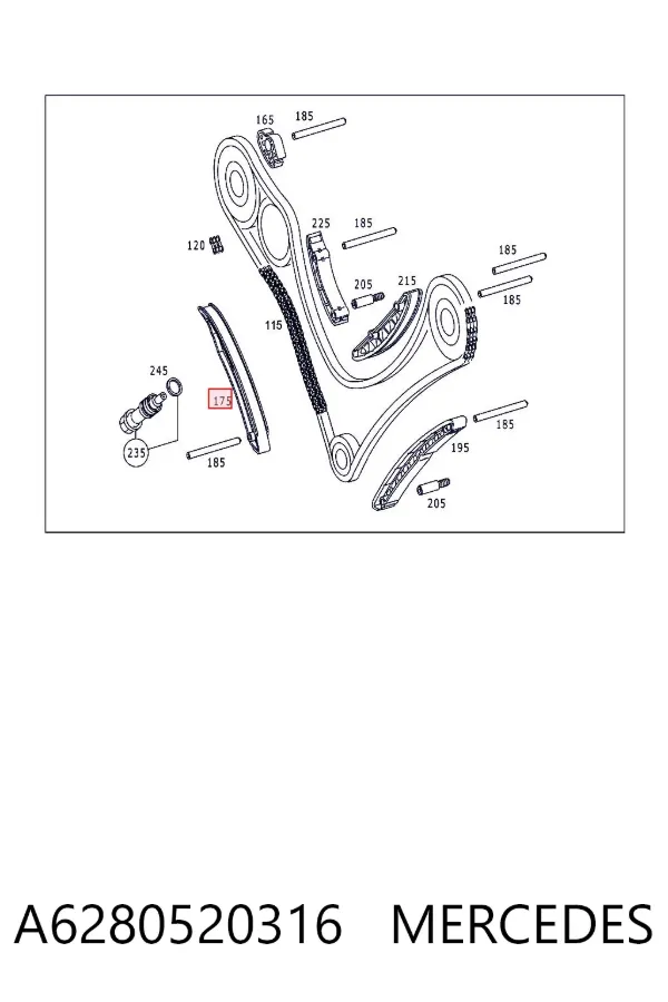  A6280520316 Mercedes