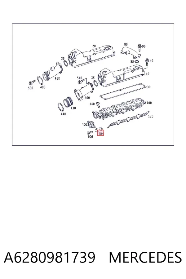  A6280981739 Mercedes