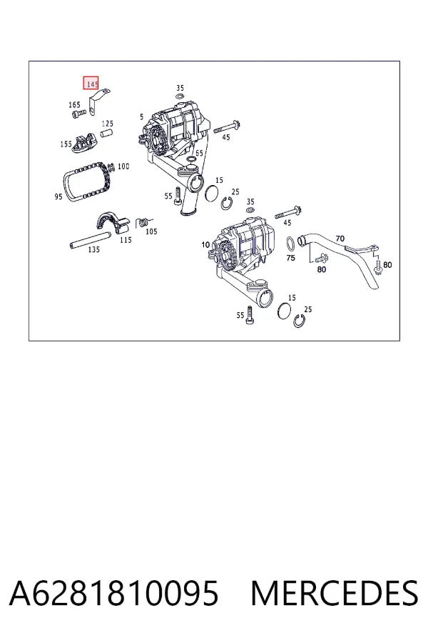  A6281810095 Mercedes