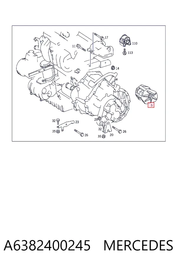  A6382400245 Mercedes